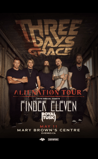 Three Days Grace Alienation Tour